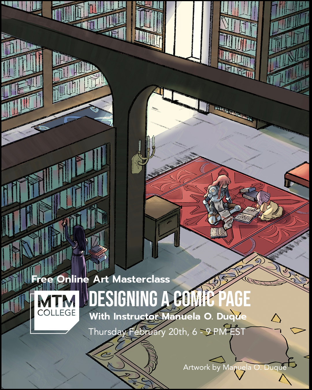 Designing Comics Free Online Masterclass: Designing A Comic Page! | Simpli